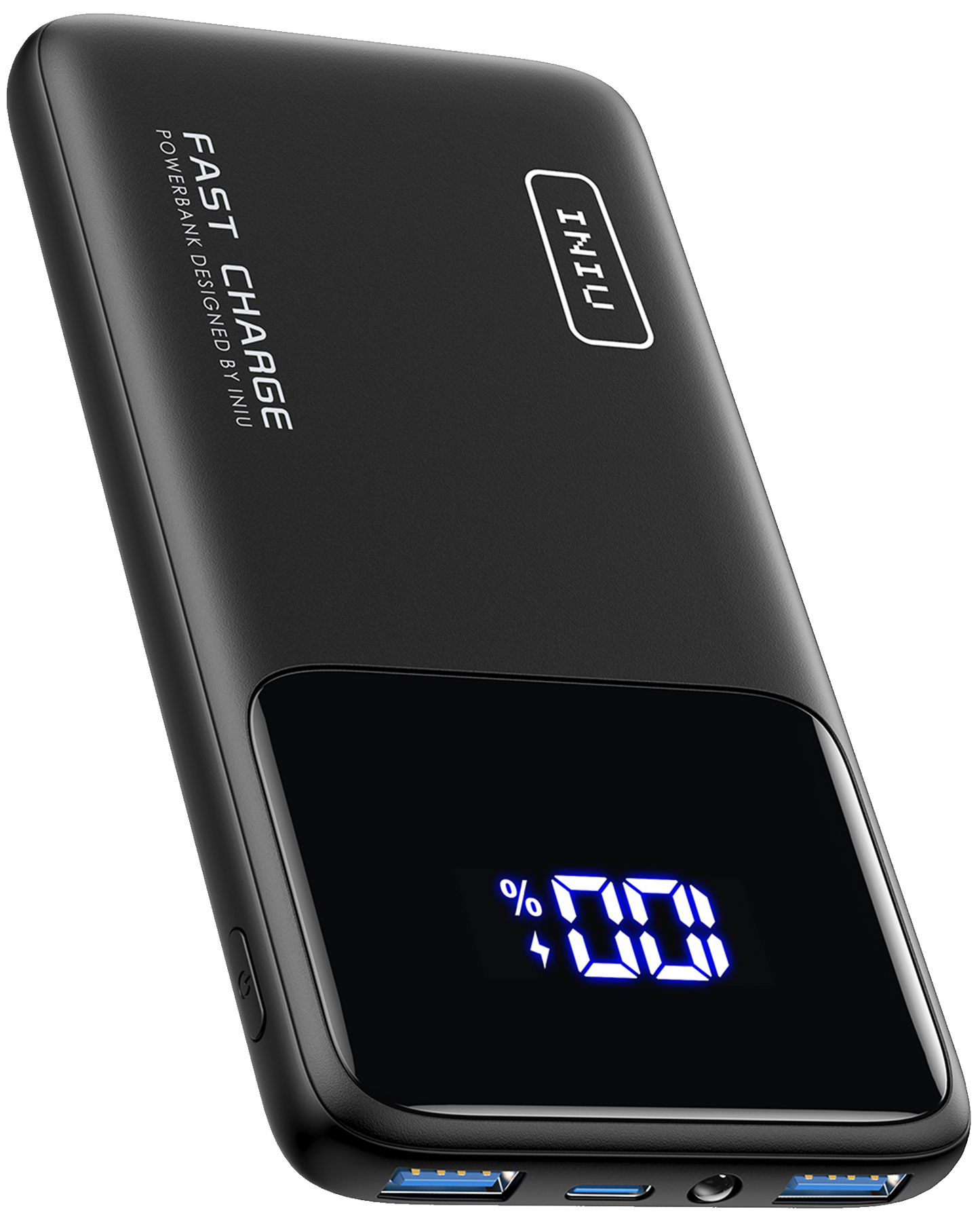 Batterie externe INIU B6 10 000 mAh 22, 5 W avec support intégré