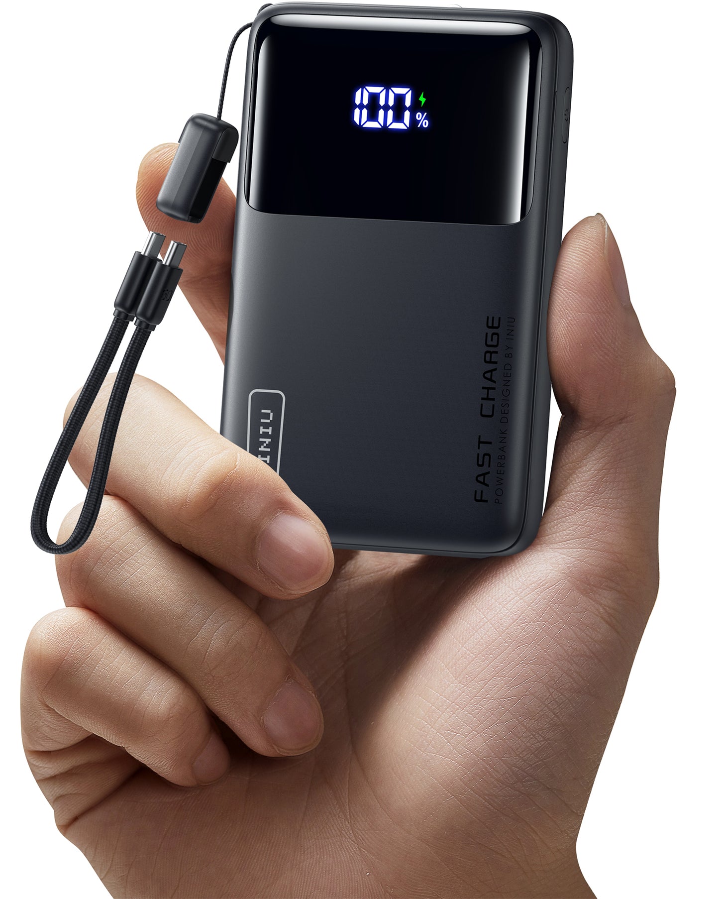 Banco de energía delgado INIU Carry P55-E2 de 45 W y 10 000 mAh