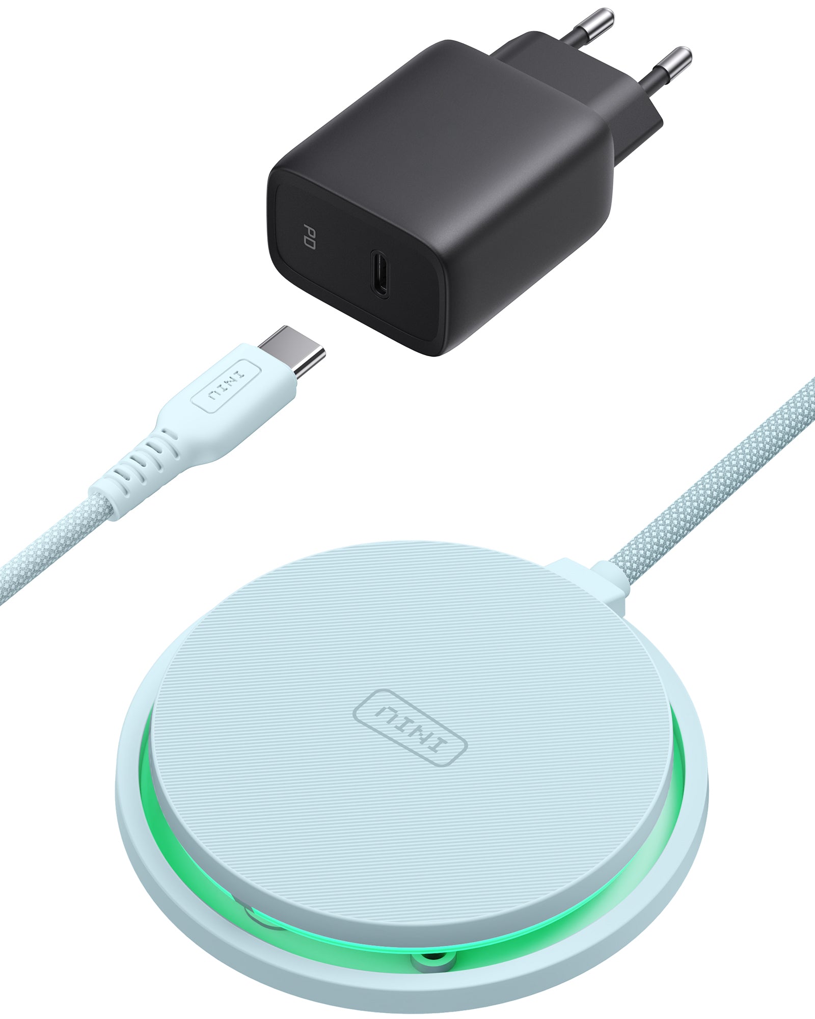 INIU W11-E1 Qi2 15W Magnetic LED Wireless Charger