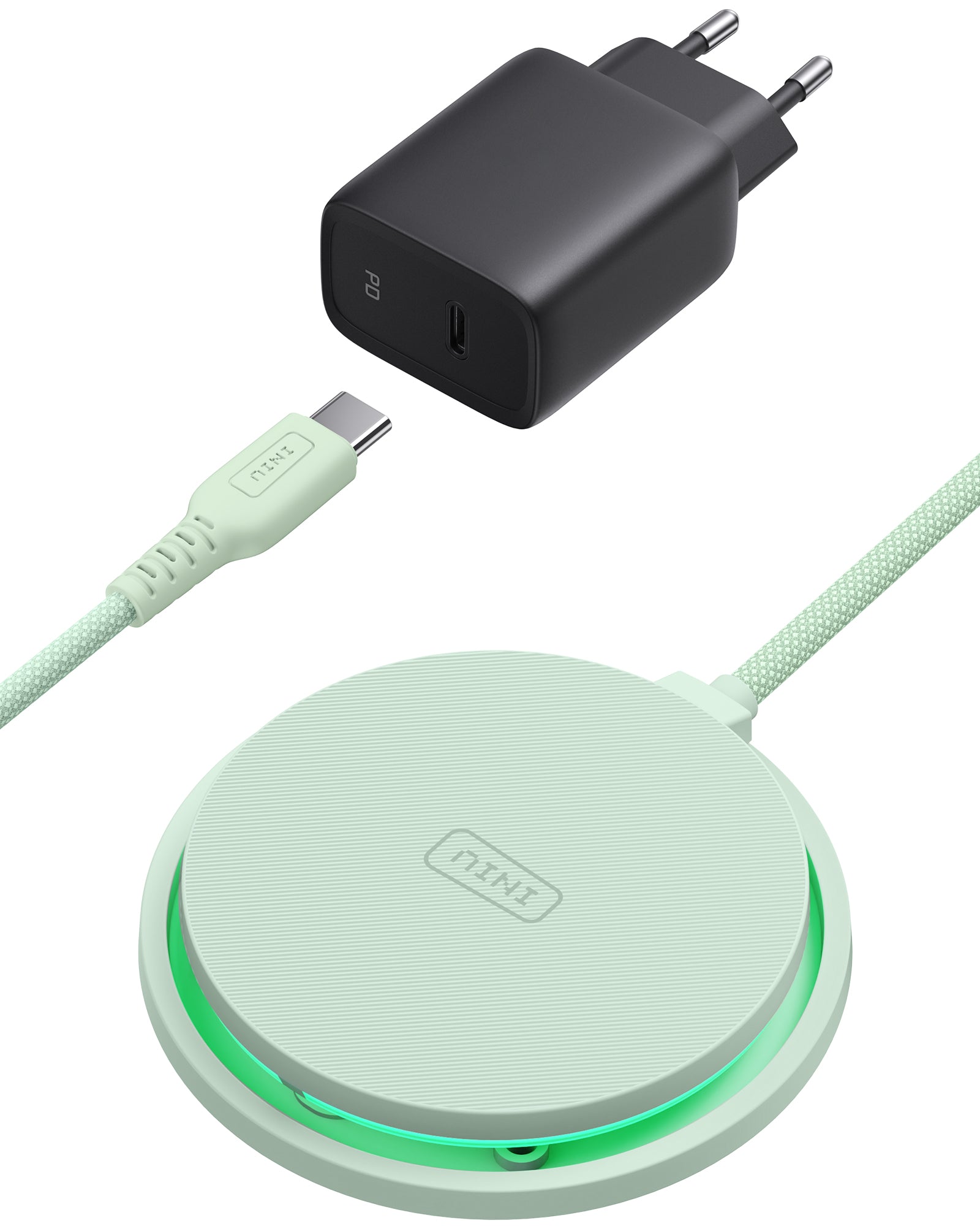 INIU W11-E1 Qi2 15W Magnetic LED Wireless Charger