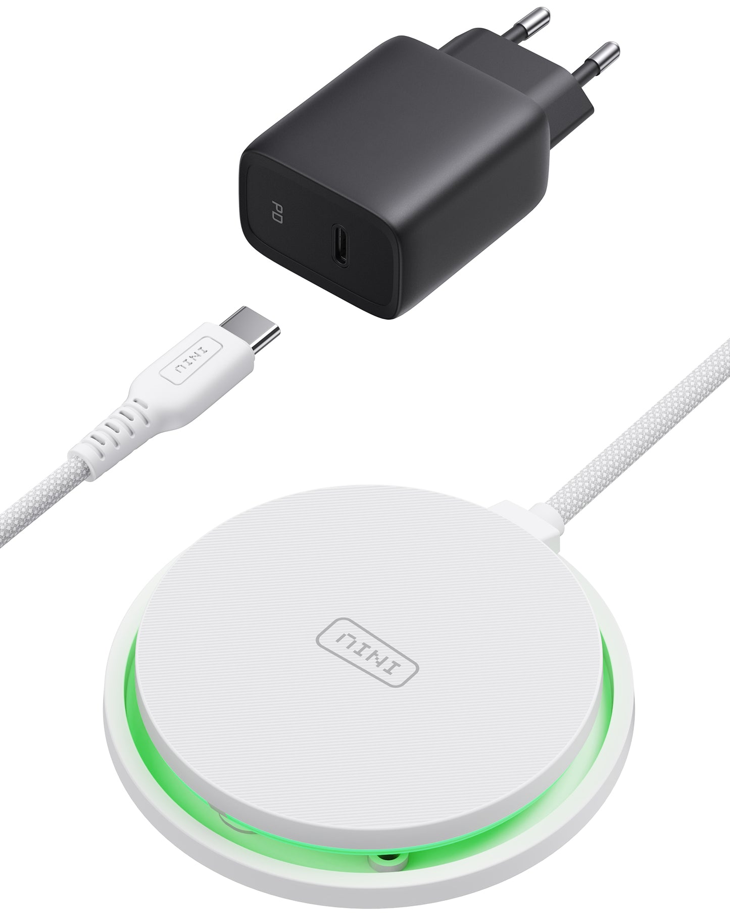 INIU W11-E1 Qi2 15W Magnetic LED Wireless Charger