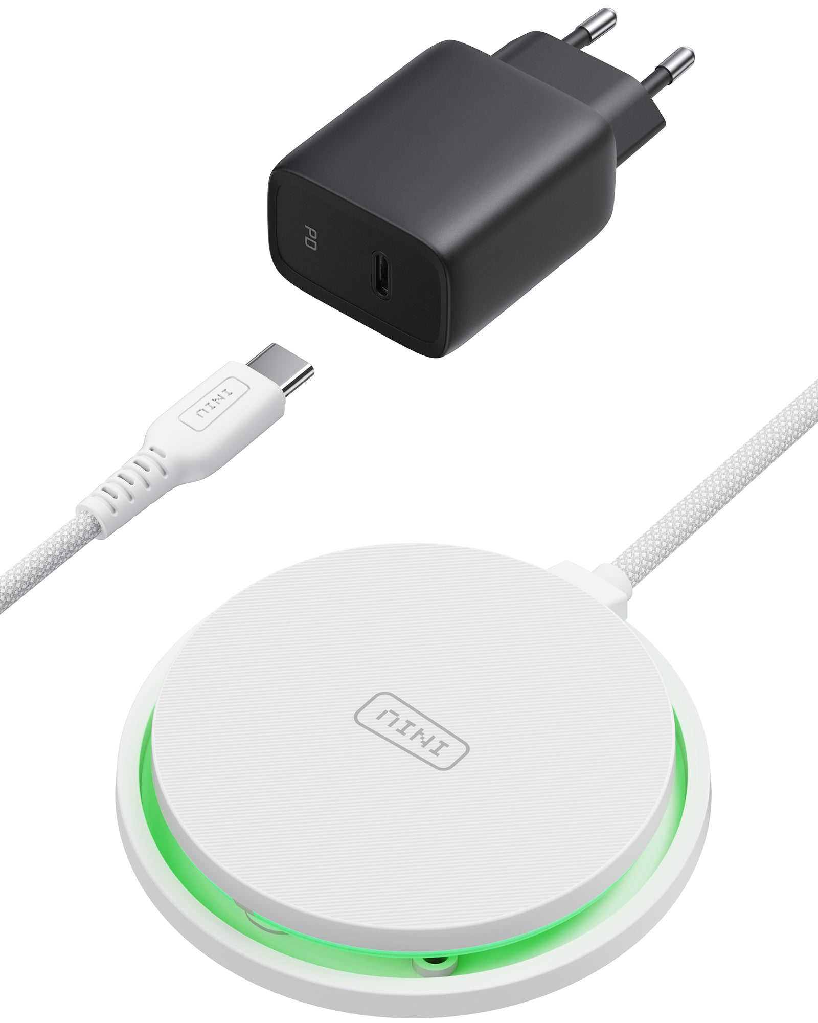 INIU W11-E1 Qi2 15W Magnetic LED Wireless Charger