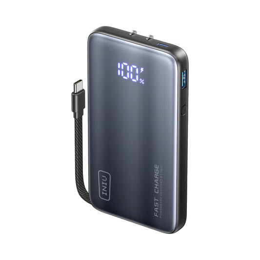 INIU Batería externa multifunción de 10000 mAh y 45 W.