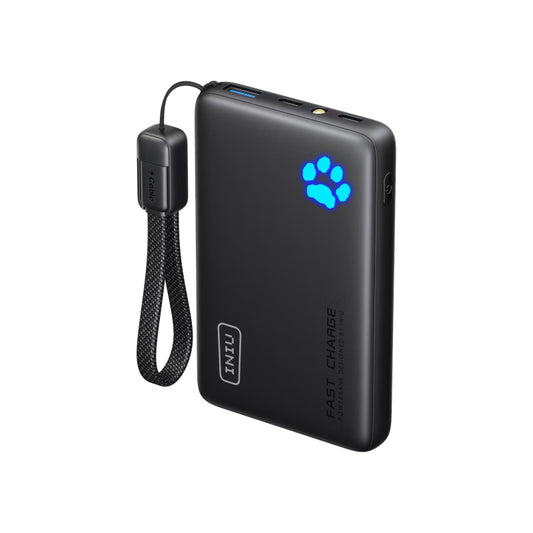 INIU Batería externa Pawsible de 10000 mAh y 45 W