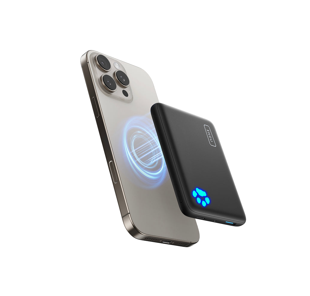 INIU P43-E1 Wireless Charger Qi2 15W 10,000mAh hover