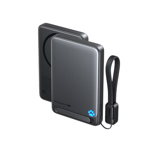 INIU SnapGo Magnetic Power Bank 10000mAh 15W, Qi2 MagSafe