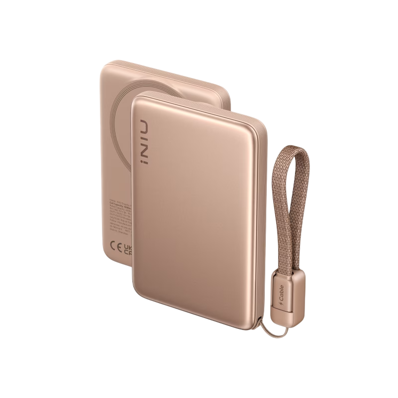 INIU SnapGo Air マグネット式モバイルバッテリー 10000mAh 25W、Qi2.2 MagSafe対応