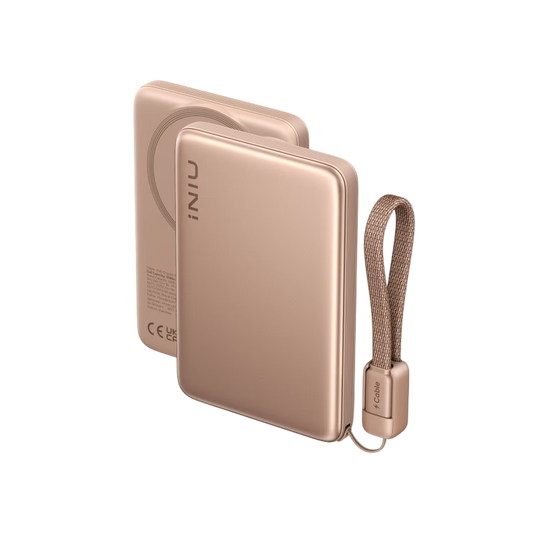INIU SnapGo Air Magnetic Power Bank 10000mAh 25W, Qi2.2 MagSafe