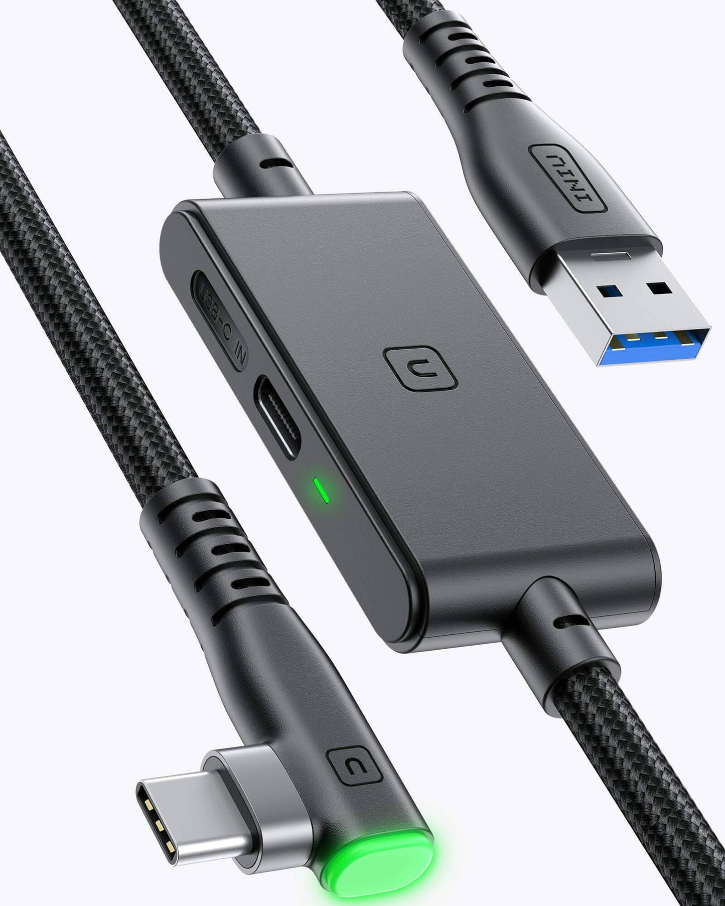 INIU DI401 16FT VR Cable de enlace de transferencia de alta velocidad con puerto de carga separado para energía ultra duradera para iphone,ipad,etc
