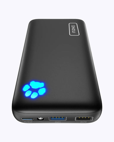 INIU Portable Charger, Slimmest 10000mAh USB C Power Bank