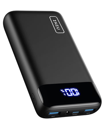 INIU 22.5W 20000mAh USB C dans et hors charge rapide, compatible avec iPhone 14 13 12 Pro Samsung S21 Google LG iPad Tablet, etc.